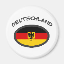 Cooler Flaggenentwurf Deutschland! Kühlschrankmagnete