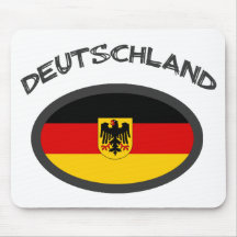 Cooler Flaggenentwurf Deutschland! Mauspads