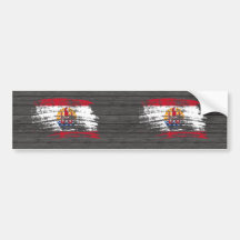 Cooler französischer polynesischer Flaggenentwurf Autoaufkleber
