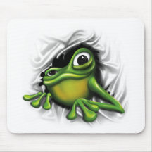 Cooler Frosch 3D Mousepad