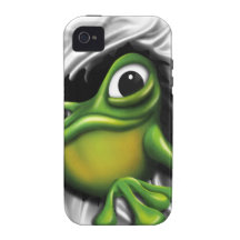 Cooler Frosch Vibe iPhone 4 Hüllen