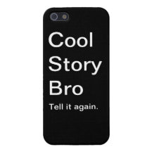 Cooler Geschichte Bro Telefon-Kasten iPhone 5 Hülle