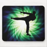 Cooler Karate-Tritt Mauspad