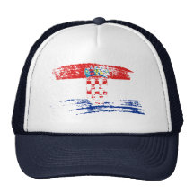 Cooler kroatischer Flaggenentwurf Netzmützen