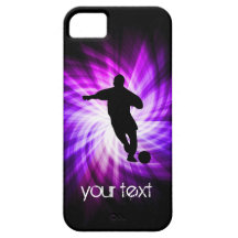 Cooler lila Fußball Etui Fürs iPhone 5