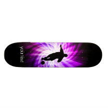 Cooler lila Fußball Personalisierte Decks
