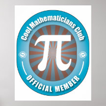 Cooler Mathematiker-Verein Plakat