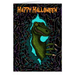 Cooler Monster Halloween-Kartenentwurf