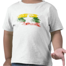 Cooler Myanmarese Flaggenentwurf Hemd