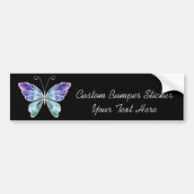 Cooler Schatten-Regenbogen Wings Schmetterling Auto Aufkleber