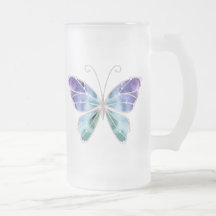 Cooler Schatten-Regenbogen Wings Schmetterling Tee Tasse