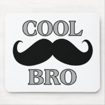 Cooler Schnurrbart Bro Mousepads