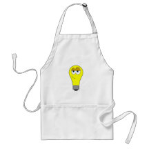 Cooler smiley-Glühlampe Schürzen