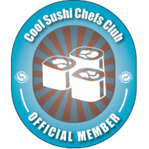 Cooler Sushi-Kochs-Verein Foto Skulpturen
