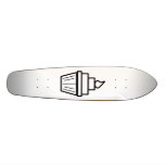Cooler überlagerter kleiner Kuchen Personalisiertes Skatedeck