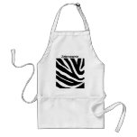 Cooler Zebra Stripes personalisierte Schürze