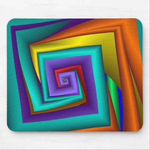 Cooles abstraktes buntes Mousepad