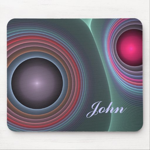 Cooles abstraktes mousepad mit Namen