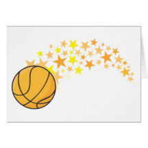 Cooles Basketball-Stern-Ikonen-Logo-Hemd Karte