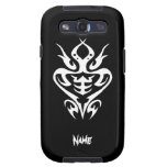 Cooles einfaches elegantes klassisches Schwarz-wei Galaxy S3 Etui