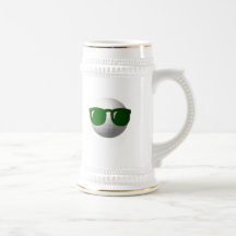 Cooles Golf-Ball-Entwurfs-Bier Stein Teetassen