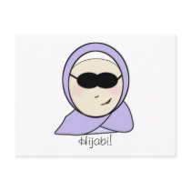 Cooles Hijabi - islamische Druckkarte moslemischen