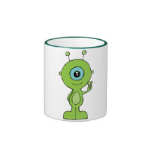 Cooles kleines alien kaffee tassen