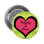 Cooles Mädchen-kundengerechtes Lager-Material Anstecknadelbutton