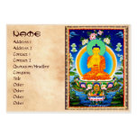 Cooles orientalisches tibetanisches thangka Prabhu Visitenkarten