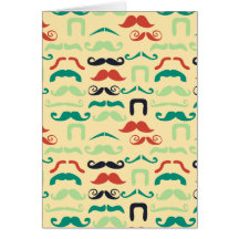 Cooles Stache Grußkarten