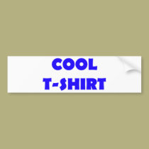 cooles T-Shirt Blau autoaufkleber
