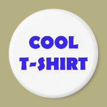 cooles T-Shirt Blau magnete