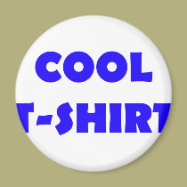 cooles T-Shirt Blau magnete