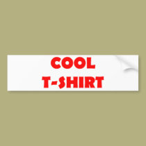 cooles T-Shirt Rot autoaufkleber