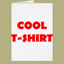 cooles T-Shirt Rot karten