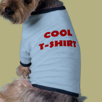 cooles T-Shirt Rot hundekleidung