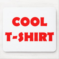 cooles T-Shirt Rot mousepads
