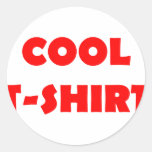 cooles T-Shirt Rot Sticker