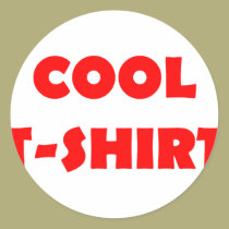 cooles T-Shirt Rot aufkleber