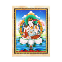 Cooles tibetanisches thangka Cintamanicakra Avalok Leinwanddruck