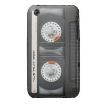 Cooles Vintages Kassetten-Band - Mixtape iPhone 3 Cover