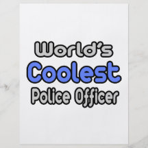 Coolster die Polizei-Offizier der Welt Bedruckte Flyer