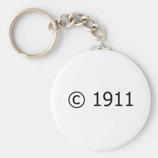 Copyright 1911 schlüsselbänder