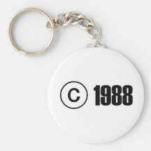 Copyright 1988 schlüsselanhänger