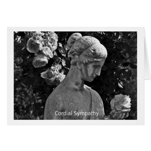 Cordial Sympathy Grußkarte