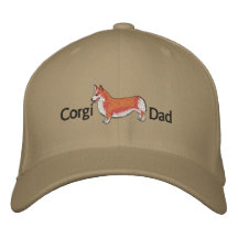 Corgi-Vati gestickter Hut Bestickte Baseballcaps