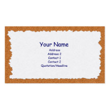 Corkboard Anmerkung Visitenkartenvorlage