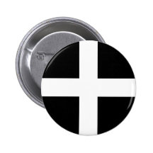 Cornwall-Flagge Anstecknadelbuttons