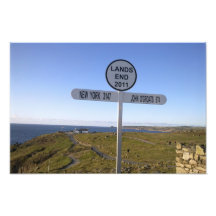 Cornwall landet Enden-Foto