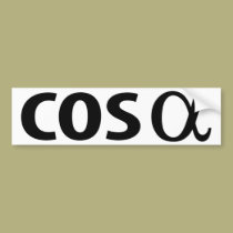 cosinus Alpha autoaufkleber